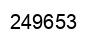 Number 249653 black image
