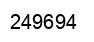 Number 249694 black image
