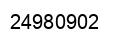 Número 24980902 imagen negro