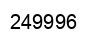 Número 249996 imagen negro