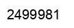 Número 2499981 imagen negro