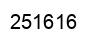 Number 251616 black image