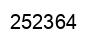 Number 252364 black image