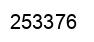 Number 253376 black image