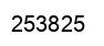Número 253825 imagen negro