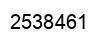 Número 2538461 imagen negro