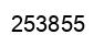 Number 253855 black image