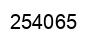 Number 254065 black image