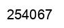 Number 254067 black image