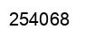Number 254068 black image