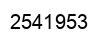 Number 2541953 black image