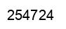 Número 254724 imagen negro