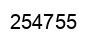 Number 254755 black image