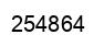Número 254864 imagen negro