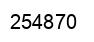 Número 254870 imagen negro