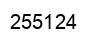 Número 255124 imagen negro