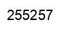 Número 255257 imagen negro