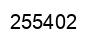 Number 255402 black image