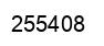 Number 255408 black image
