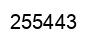 Número 255443 imagen negro