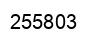 Number 255803 black image