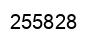 Number 255828 black image