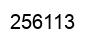 Number 256113 black image