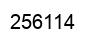 Number 256114 black image