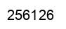 Number 256126 black image