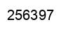 Number 256397 black image