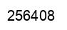Number 256408 black image