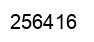 Number 256416 black image