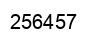 Número 256457 imagen negro