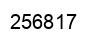 Number 256817 black image
