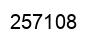 Number 257108 black image