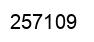 Number 257109 black image