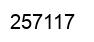 Number 257117 black image