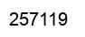Number 257119 black image