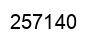 Number 257140 black image