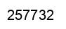 Number 257732 black image