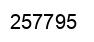 Number 257795 black image