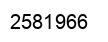 Number 2581966 black image