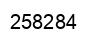 Number 258284 black image