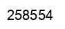 Number 258554 black image