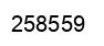 Number 258559 black image