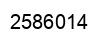 Number 2586014 black image