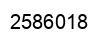 Number 2586018 black image