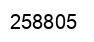 Número 258805 imagen negro