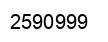 Number 2590999 black image