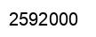 Number 2592000 black image